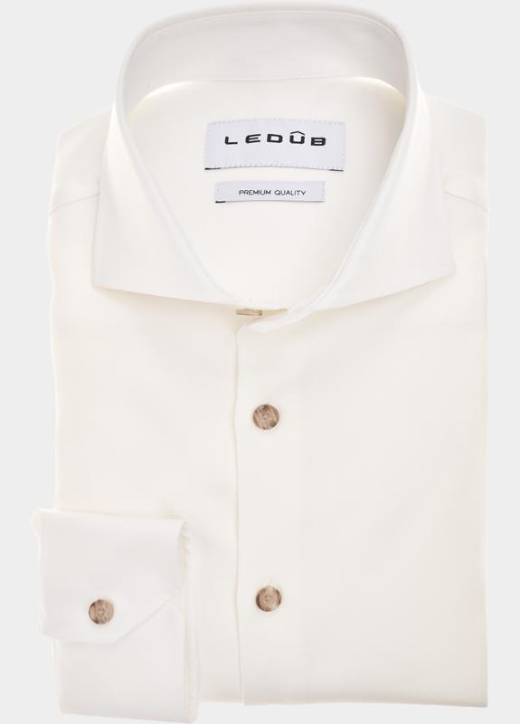 Ledub Business hemd lange mouw Wit  0143400/910-000-000