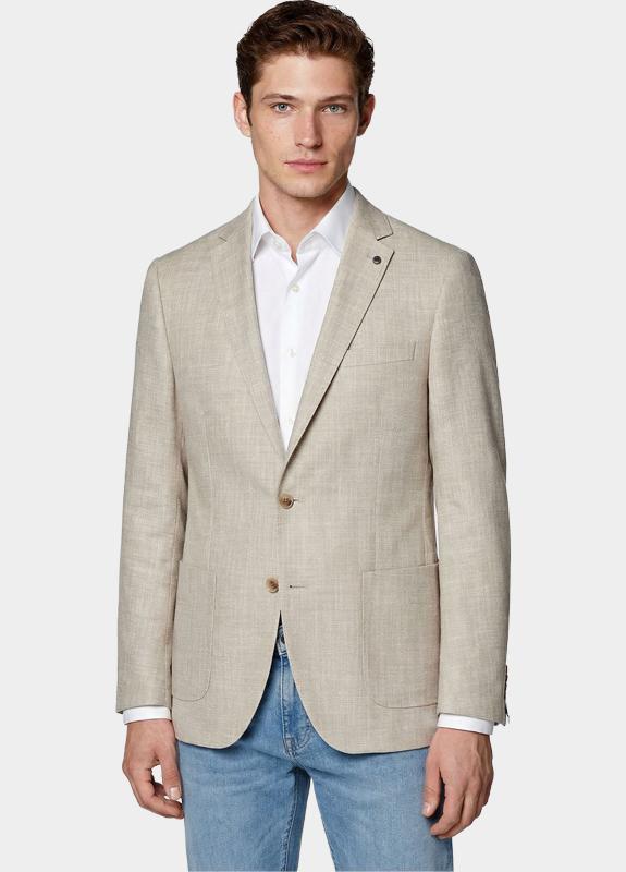 Bos Colbert Beige Leek Jacket Drop 7,5 261037LE04BO/2501