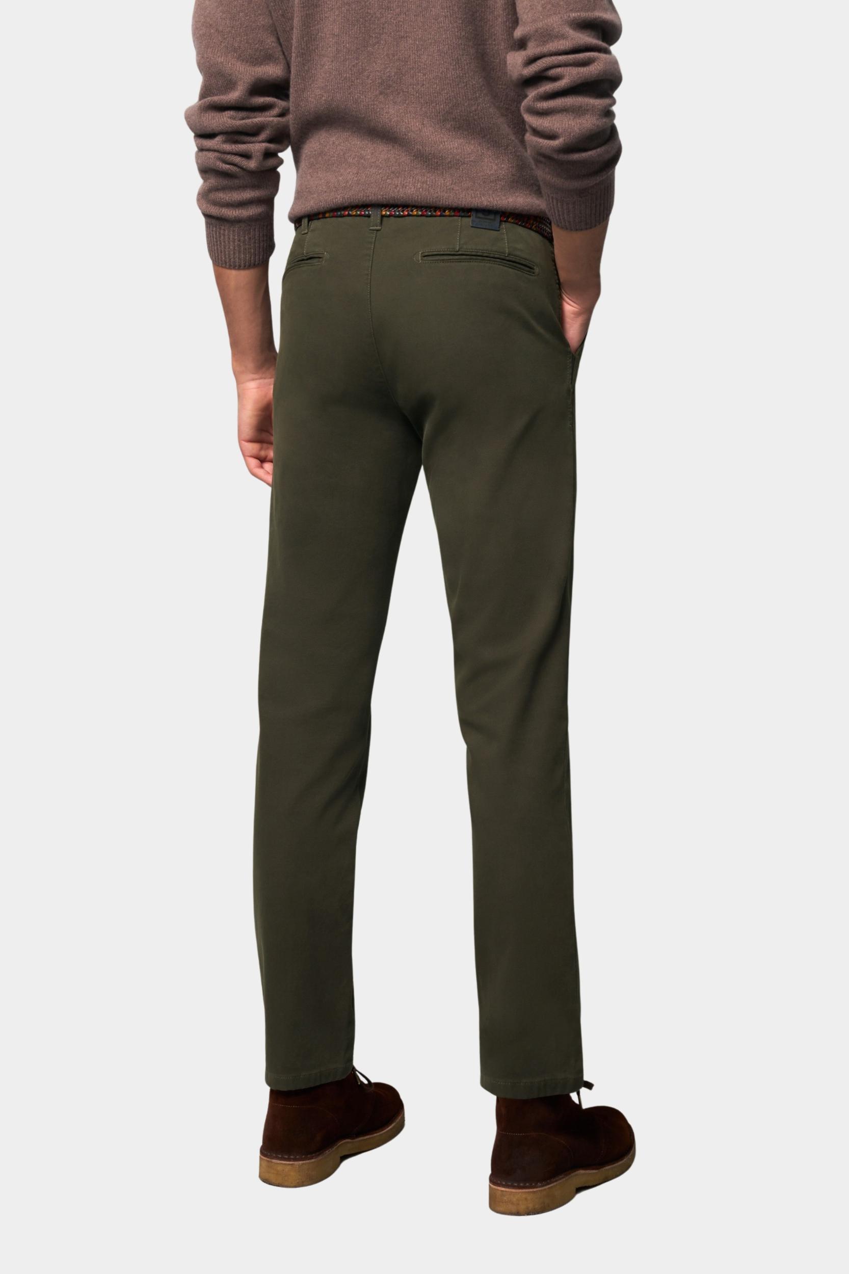 Meyer Katoenen Broek Groen CHINO Art.2-6187 3642618700/29