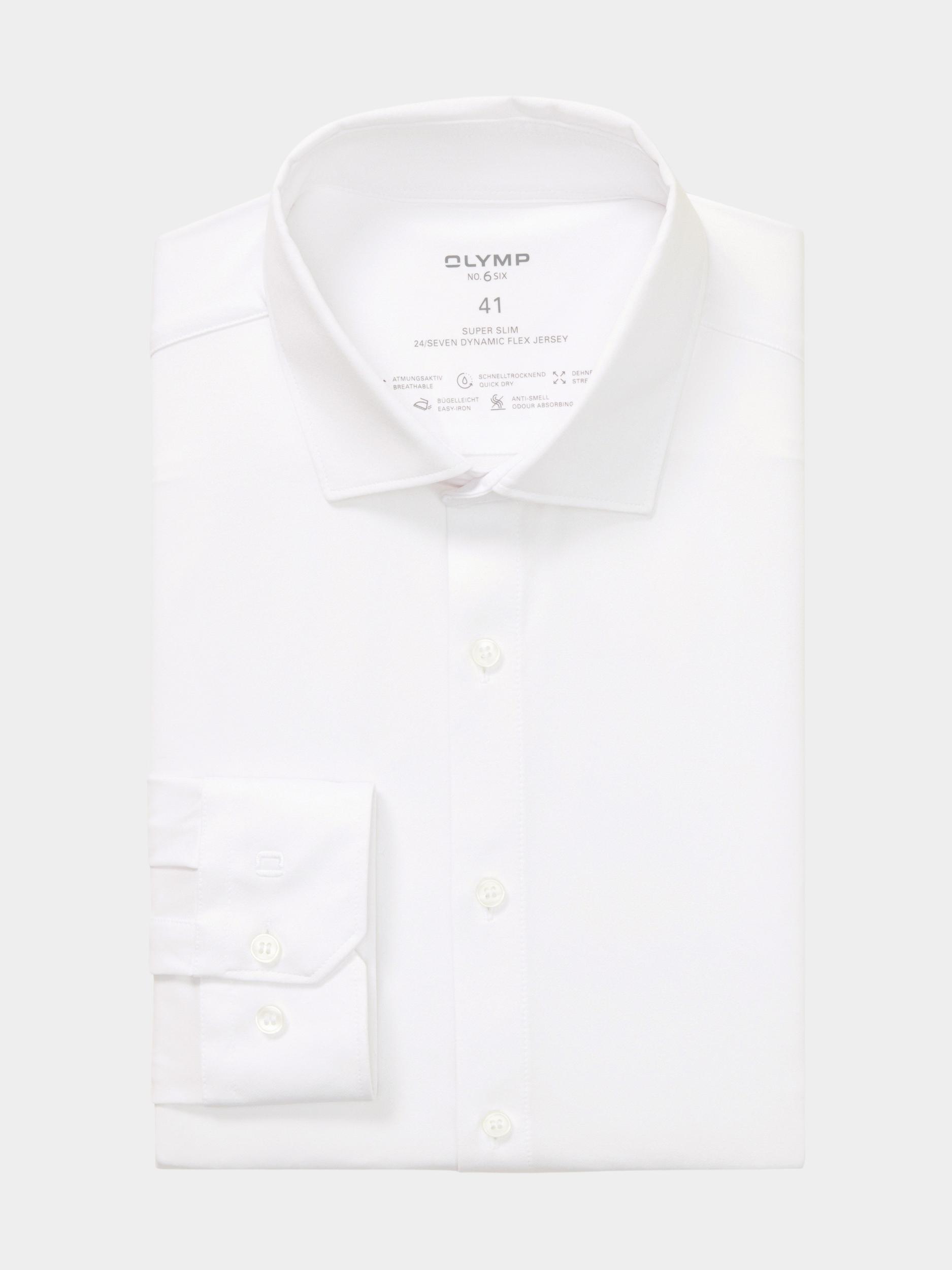Olymp Business hemd lange mouw Wit 24/7 No. Six 258484/00