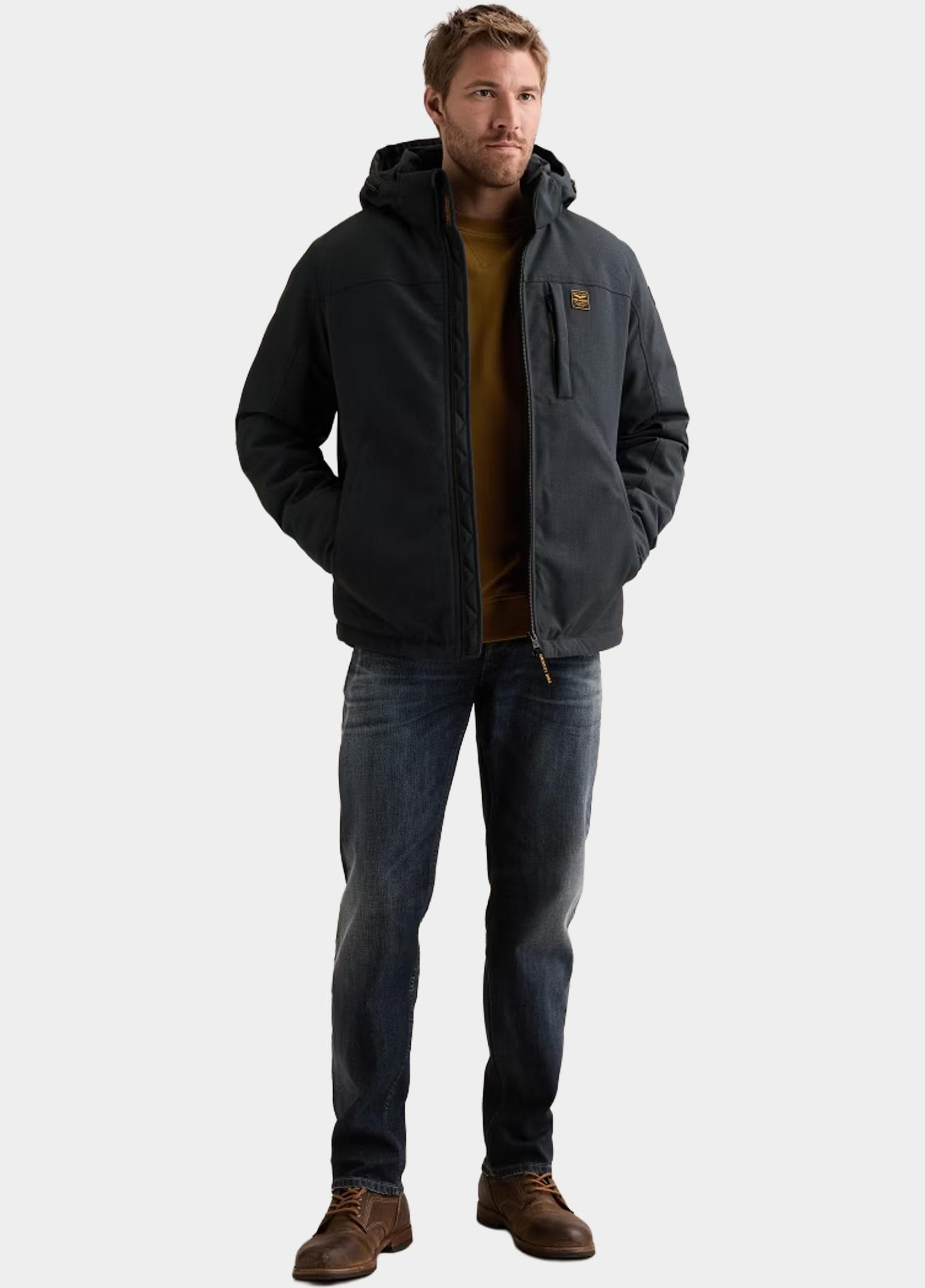 PME Legend Winterjas heren Blauw Semi long jacket STRATOR Mela PJA2608112/5281