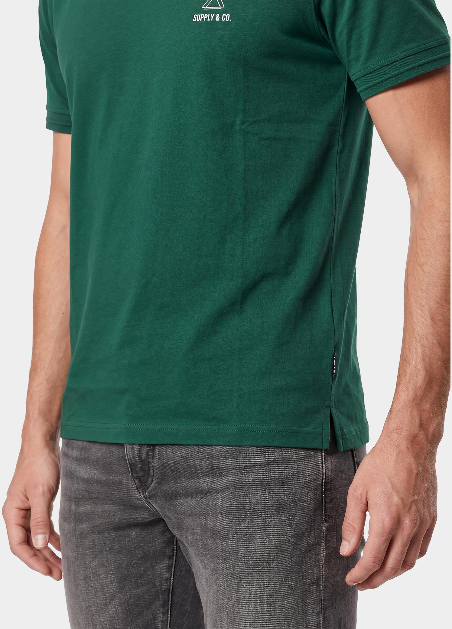 Supply & Co. T-shirt heren Groen Basic T-shirt SCO25108BA01/380 leaf green