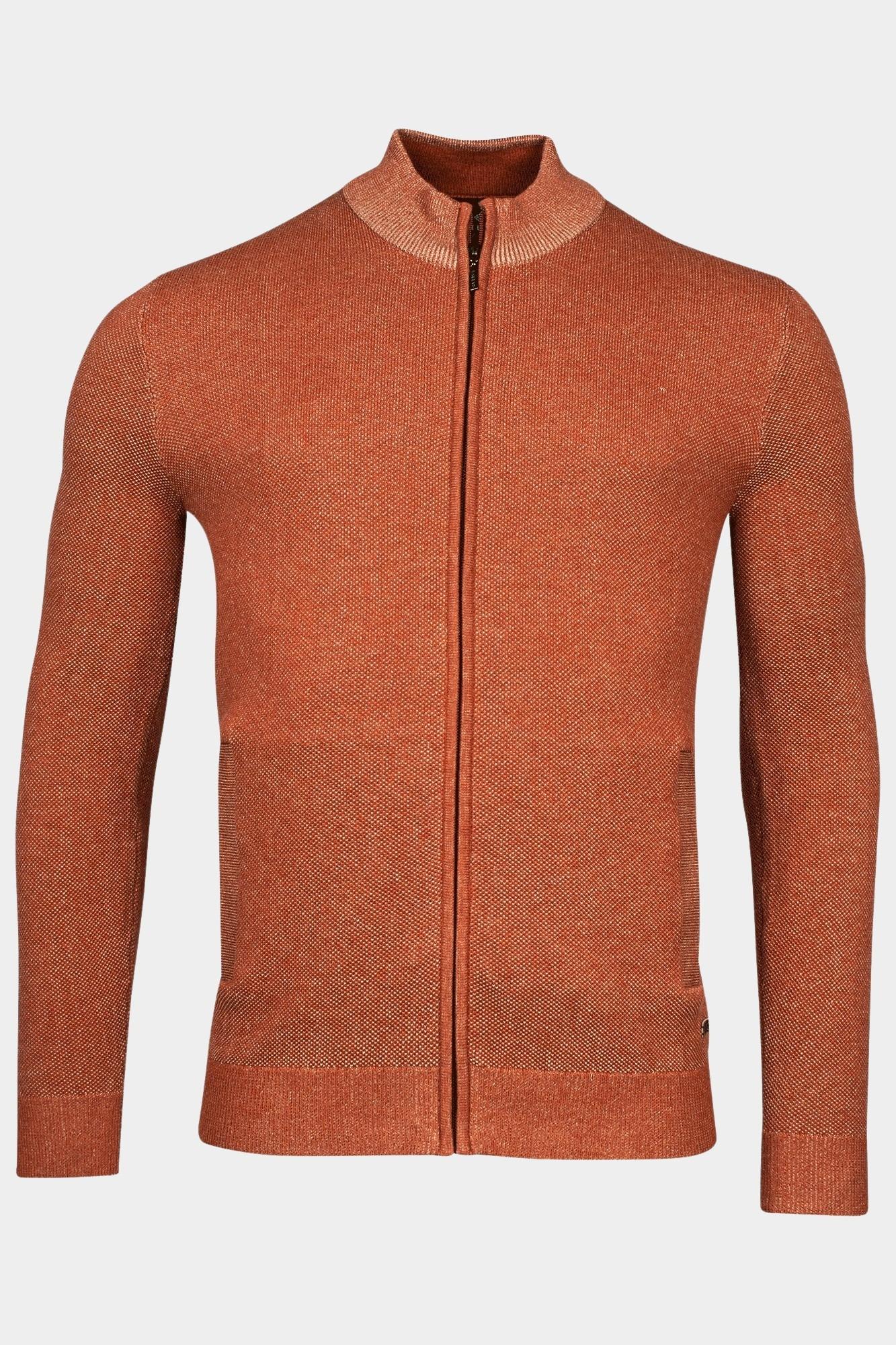 Baileys Vest Rood Cardigan Zip  12gg, body&slee 412010/855