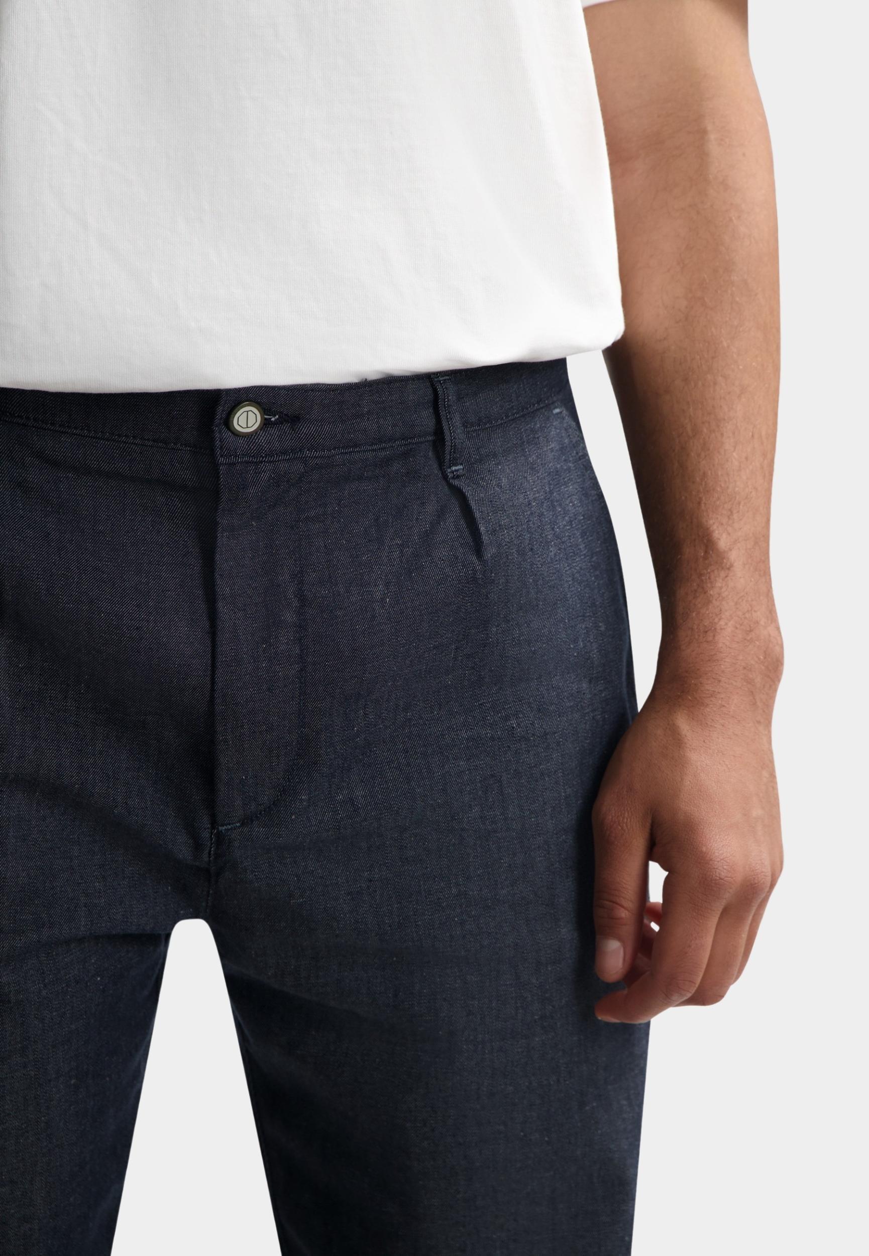 Dstrezzed Flatfront Jeans Blauw DS_Brando Denim Chino 501952/990