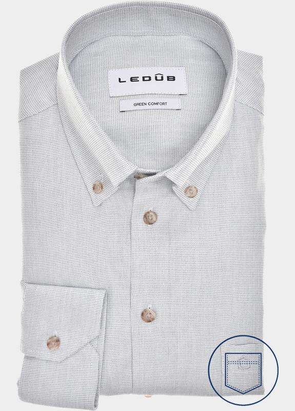 Ledub Business hemd lange mouw Blauw  0143340/130-000-000