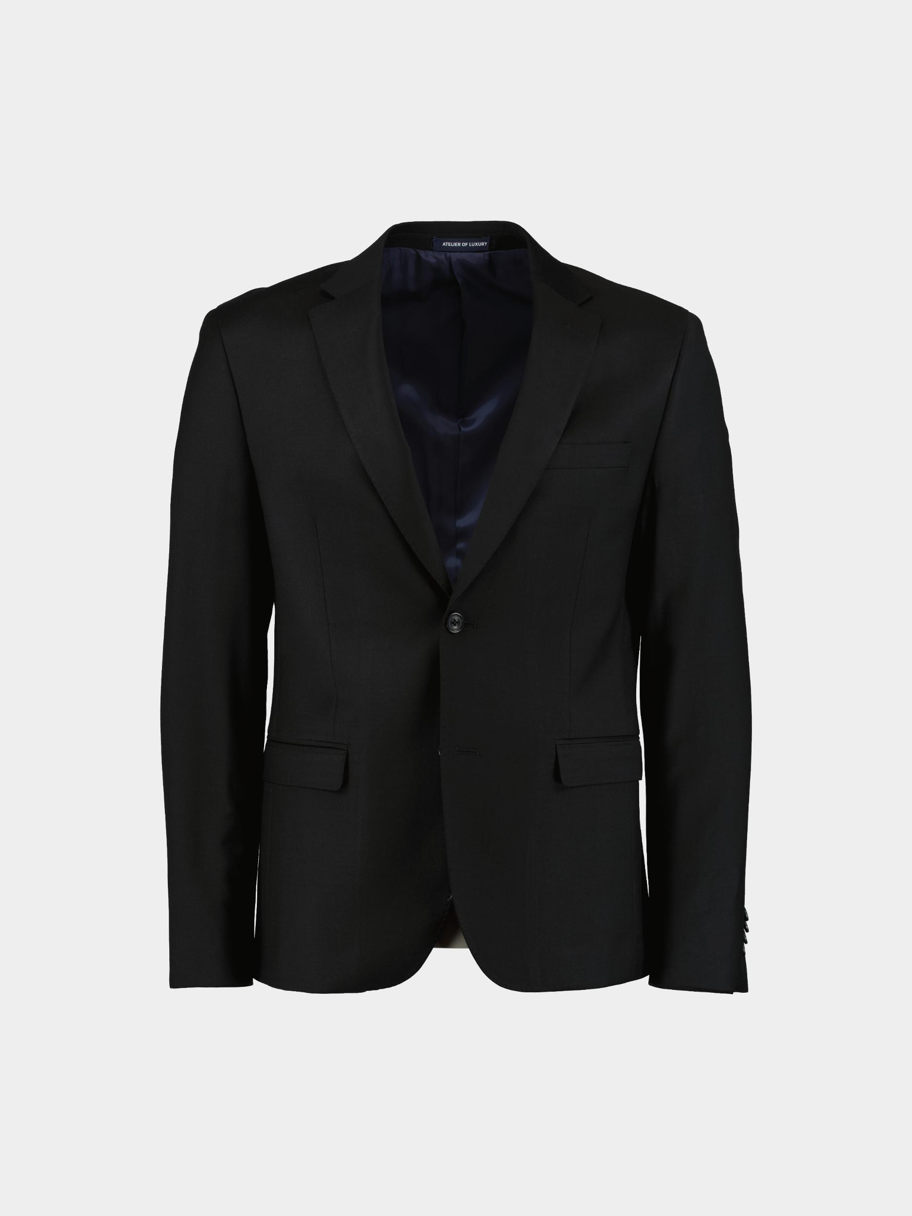 Scotland Blue Kostuum Zwart D8 Toulon Suit Wool 233028TO05SB/990 black