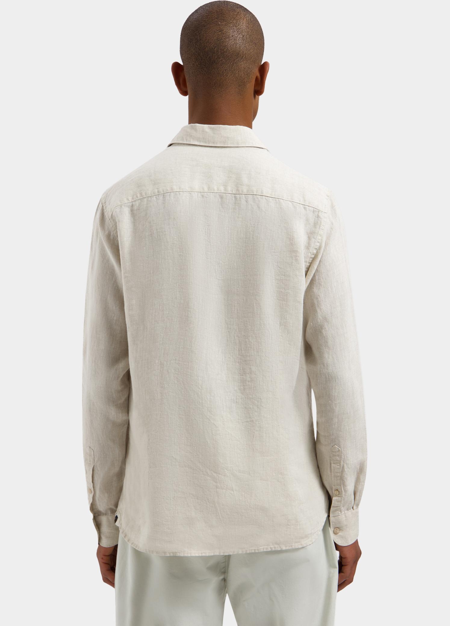 Dstrezzed overhemd korte mouw heren Beige Jagger Shirt 303710/253