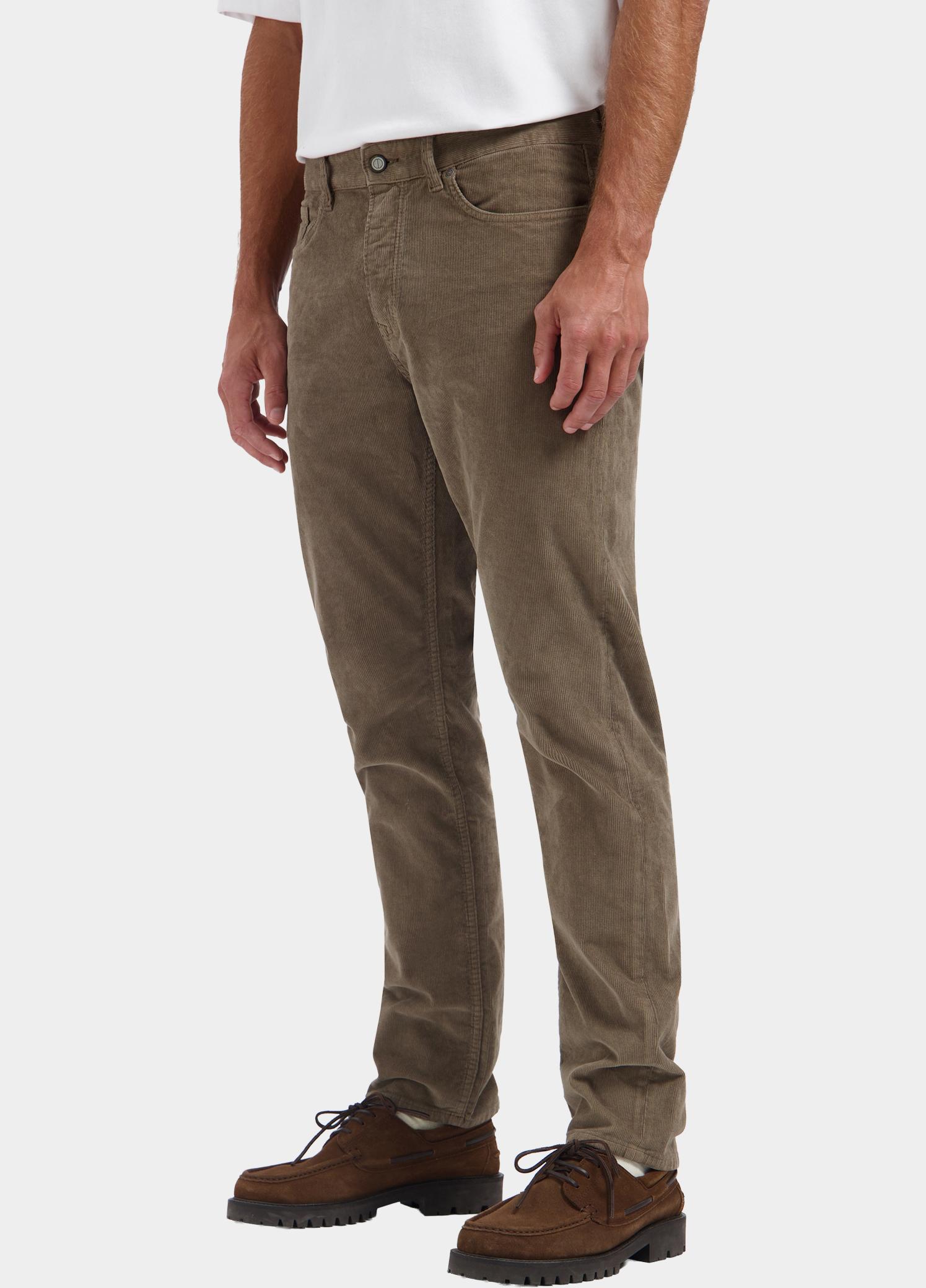 Dstrezzed Katoenen 5-Pocket Grijs Marlon 5 pocket Ribcord 502044/836