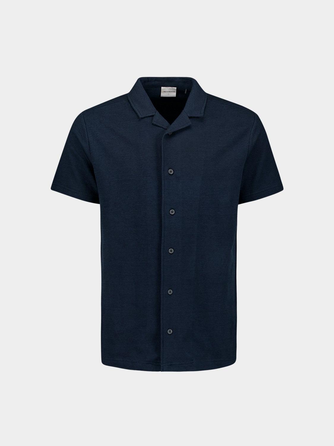 No Excess Casual hemd korte mouw Blauw  27420384/096