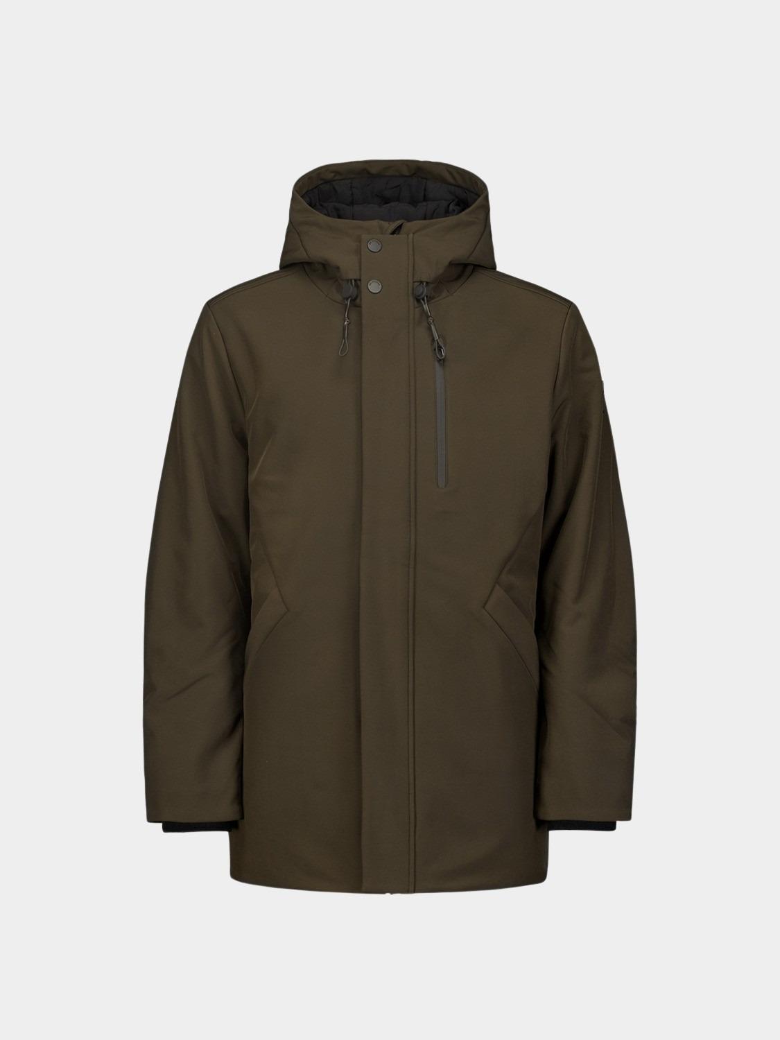 No Excess Winterjack Bruin Jacket Medium Long Fit Hooded 25630818/196