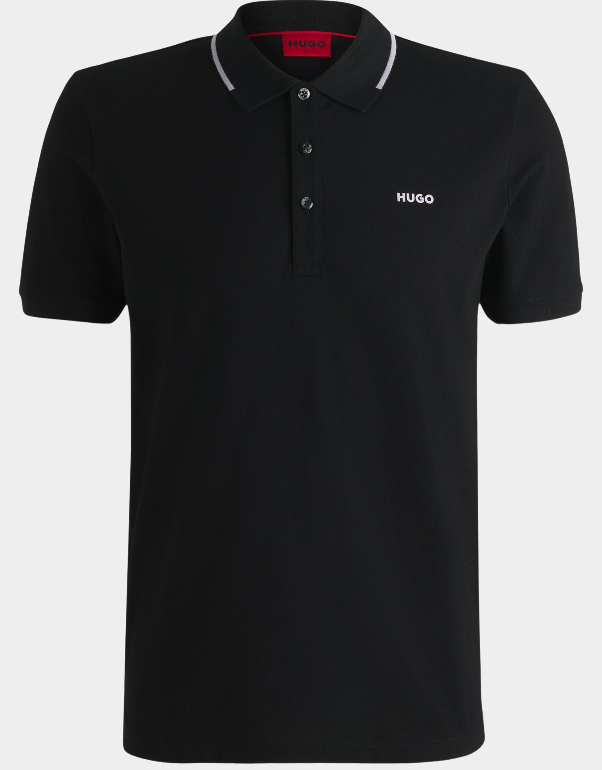 HUGO Red Polo korte mouw Zwart Dinoso222 10205383 01 50467344/003