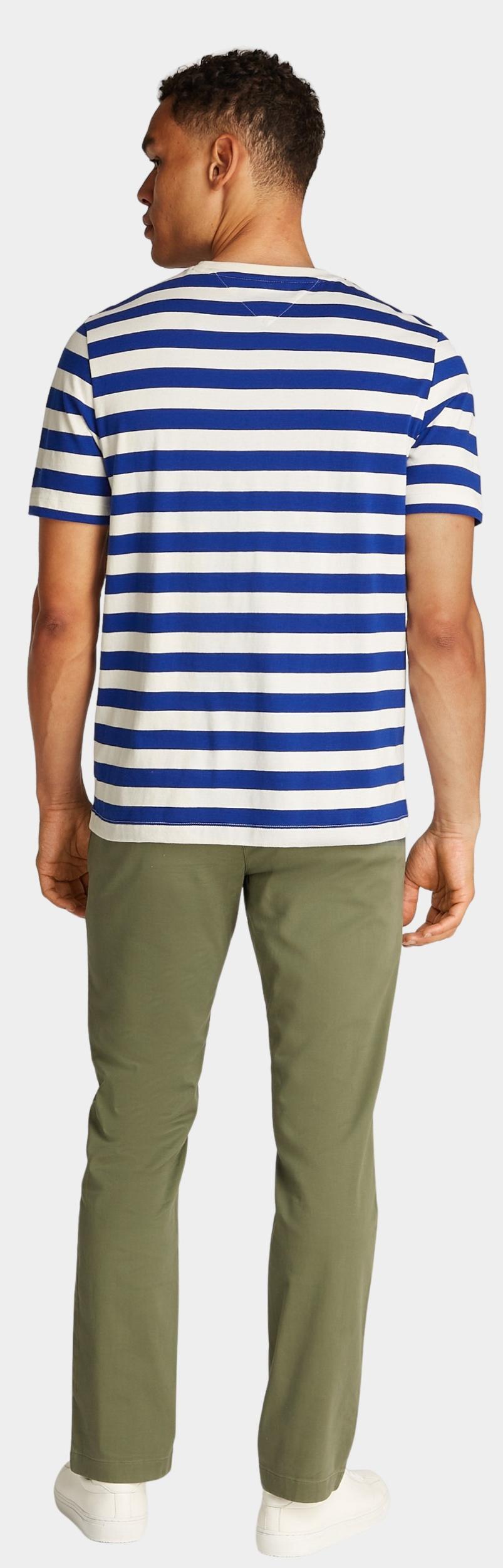 Tommy Hilfiger T-shirt korte mouw Blauw Essential Solid Pocket Tee MW0MW37283/0FB