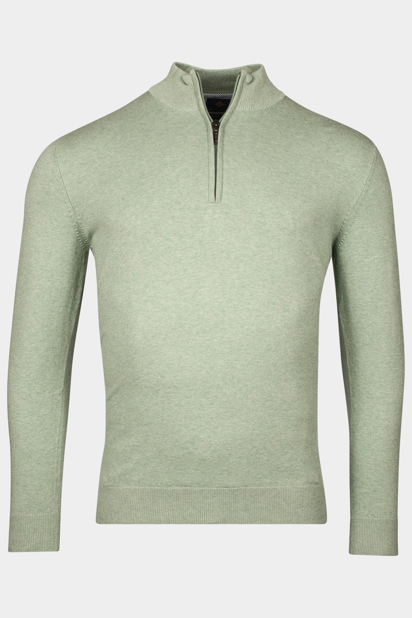Baileys Half Zip Groen Pullover 1/2 zip  12gg single 518400CCT-3/725