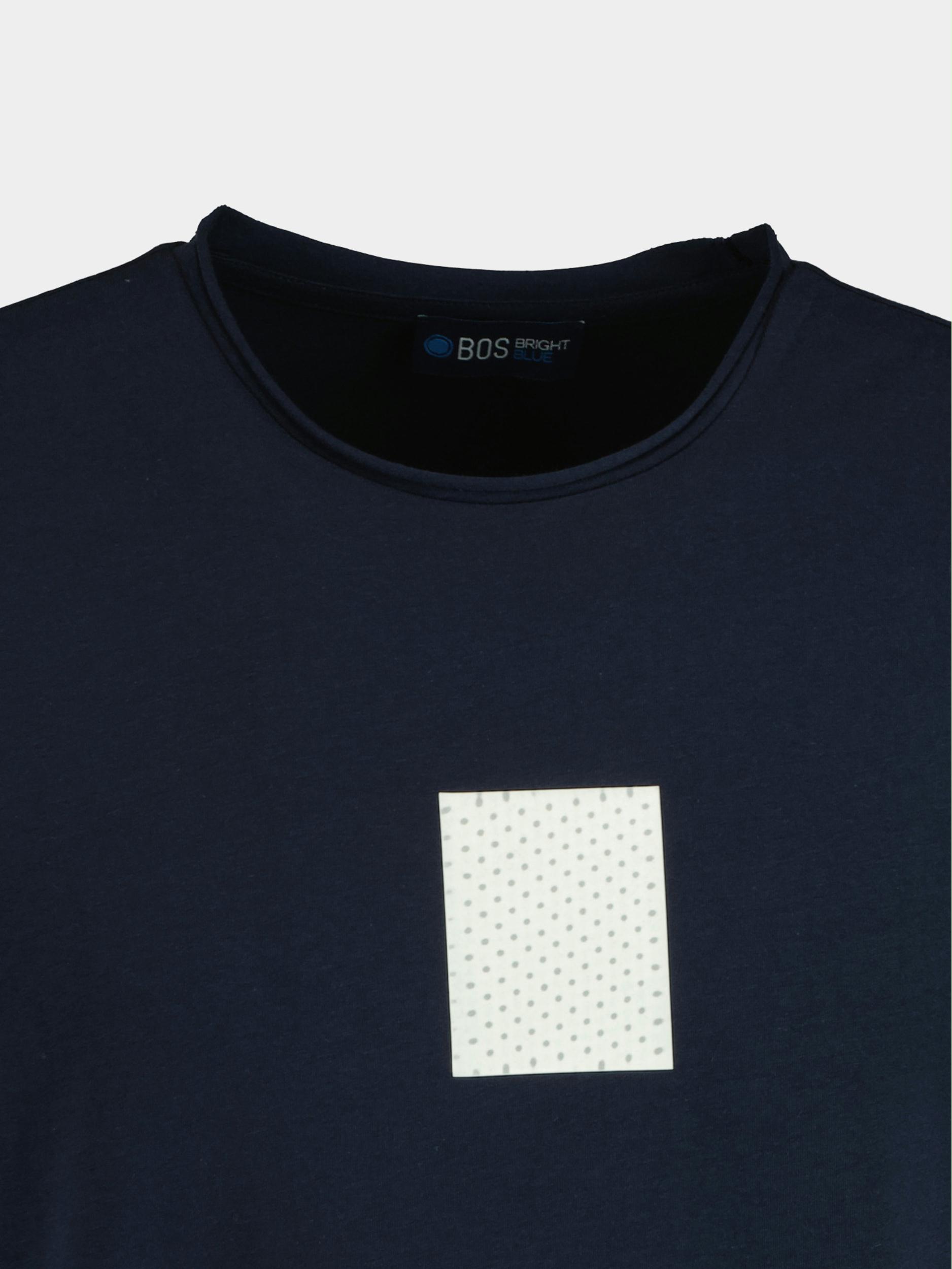 Bos Bright Blue T-shirt korte mouw Blauw  501924/05-Lacivert