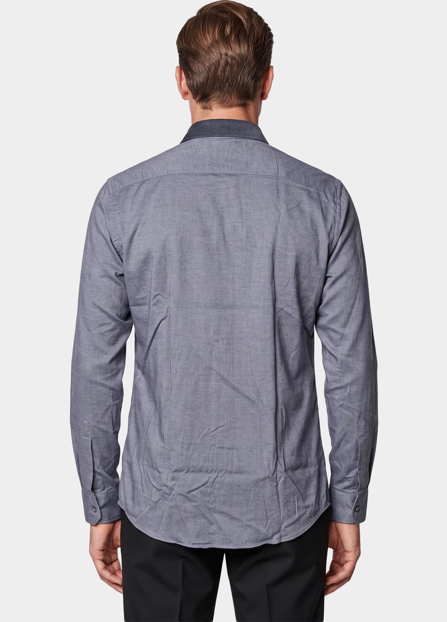 R.B. Boston Overhemd heren Blauw Franklin 627670/60