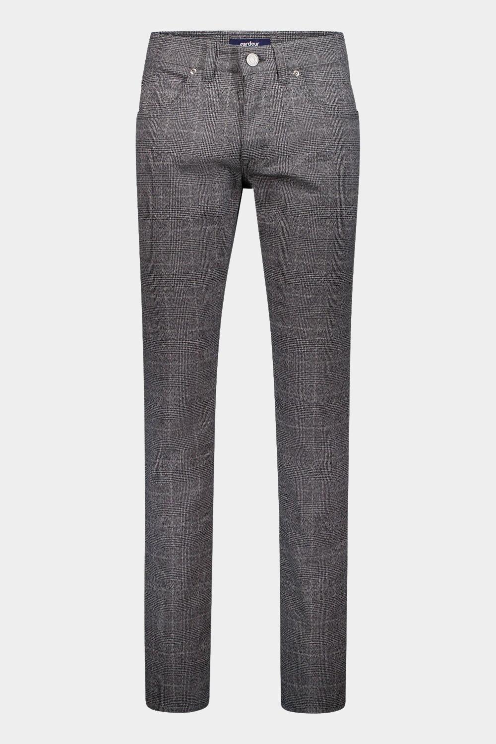 Gardeur Katoenen 5-Pocket Grijs Hose 5-Pocket Modern Fit BILL-3 420911/1097