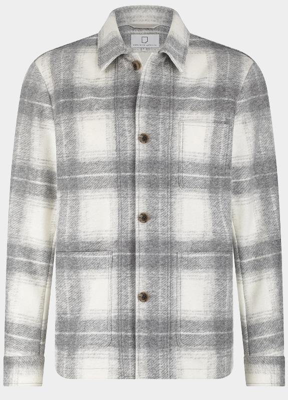 Born With Appetite Overshirt Grijs Curt Shirtjacket BWA25314CU03/920 light grey