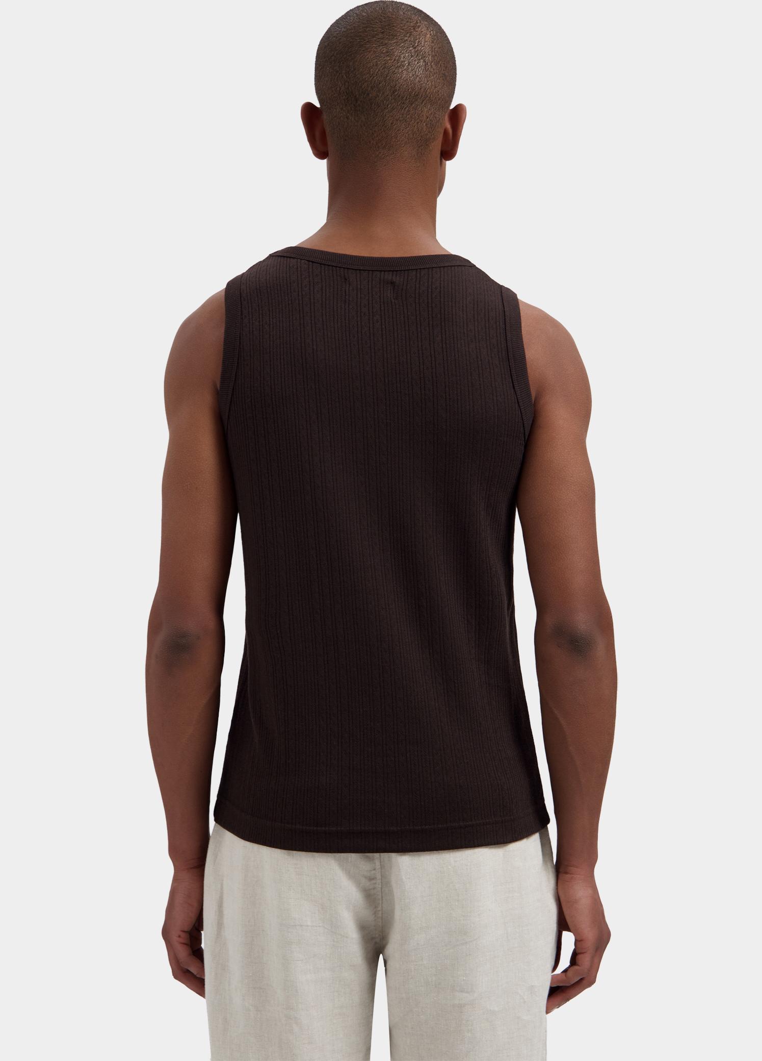 Dstrezzed mouwloos shirt heren Bruin Nash Singlet 203526/799