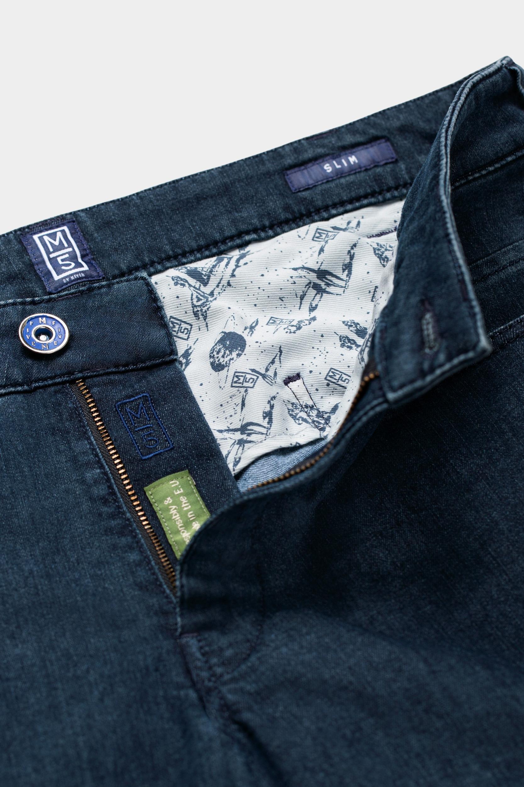 Meyer Flatfront Jeans Blauw SLIM Art.1-6230 3611623000/18