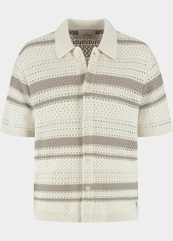 Dstrezzed Polo korte mouw Beige Mica Shortsleeve Vest 421154/107