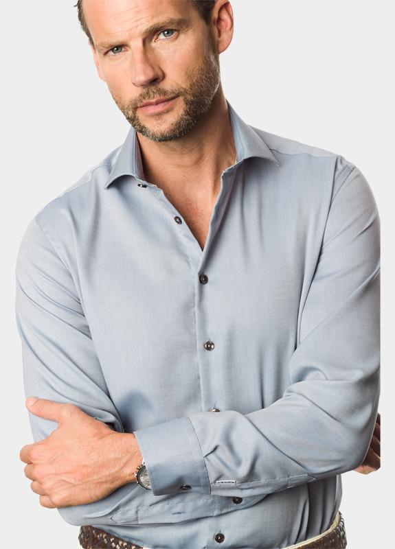 Ledub Business hemd lange mouw Blauw  0143350/160-630-000