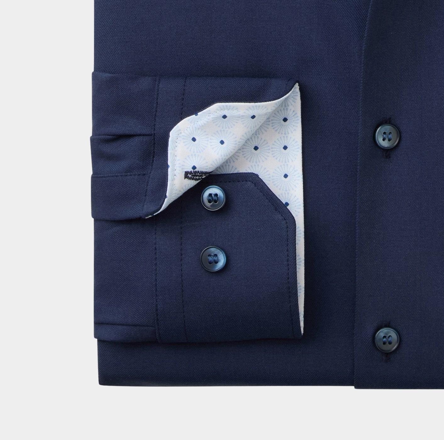 Olymp Business hemd lange mouw Blauw No. Six 075564/18