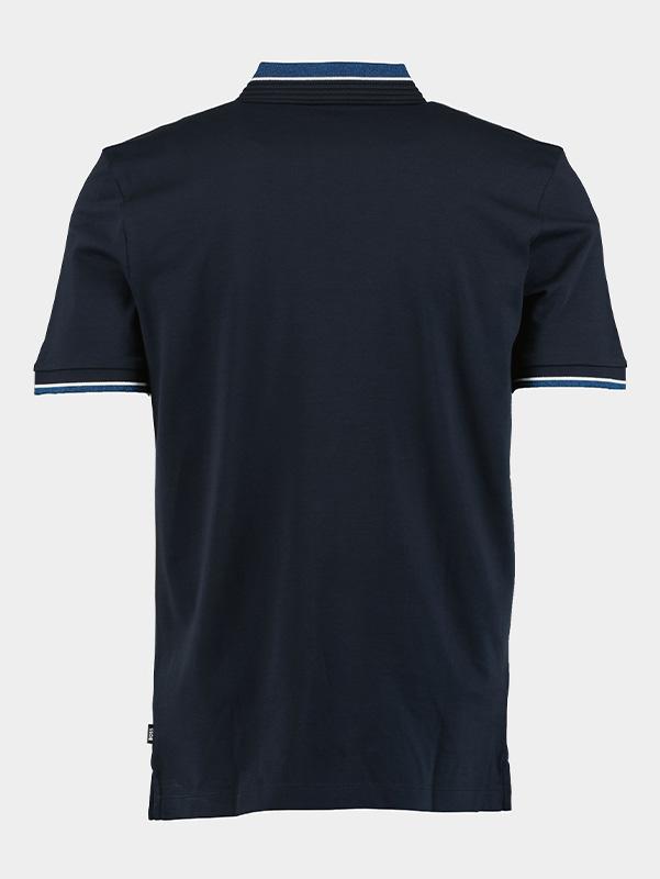 BOSS Black Polo korte mouw Blauw Parlay 200 10245501 01 50499414/404