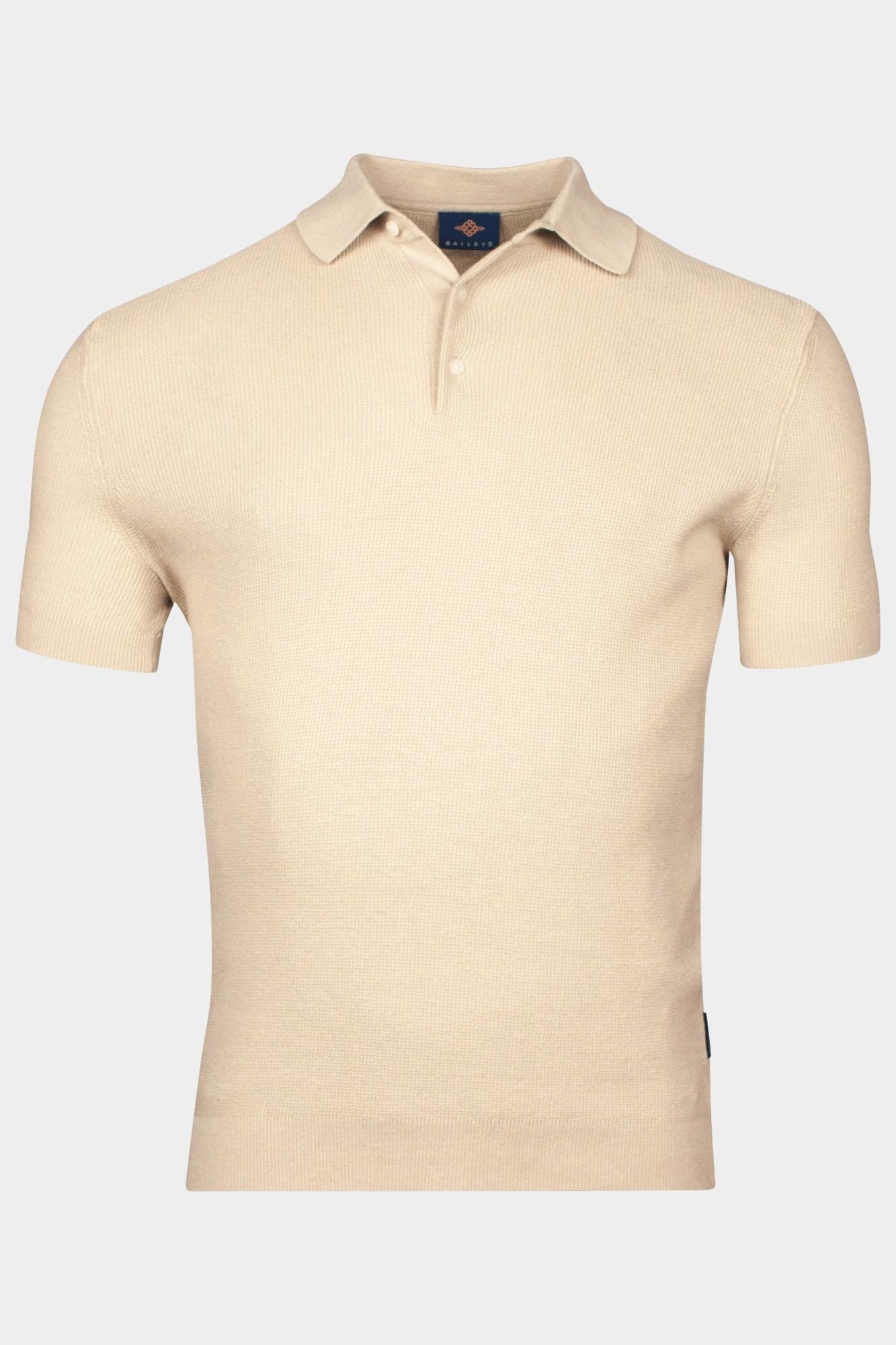 Baileys Polo korte mouw Wit Polo knitted - SS  all over s 515715/81