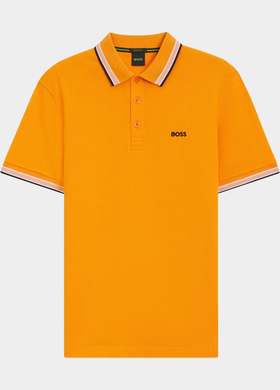 BOSS Green Polo korte mouw Oranje Paddy 10241663 01 50469055/822