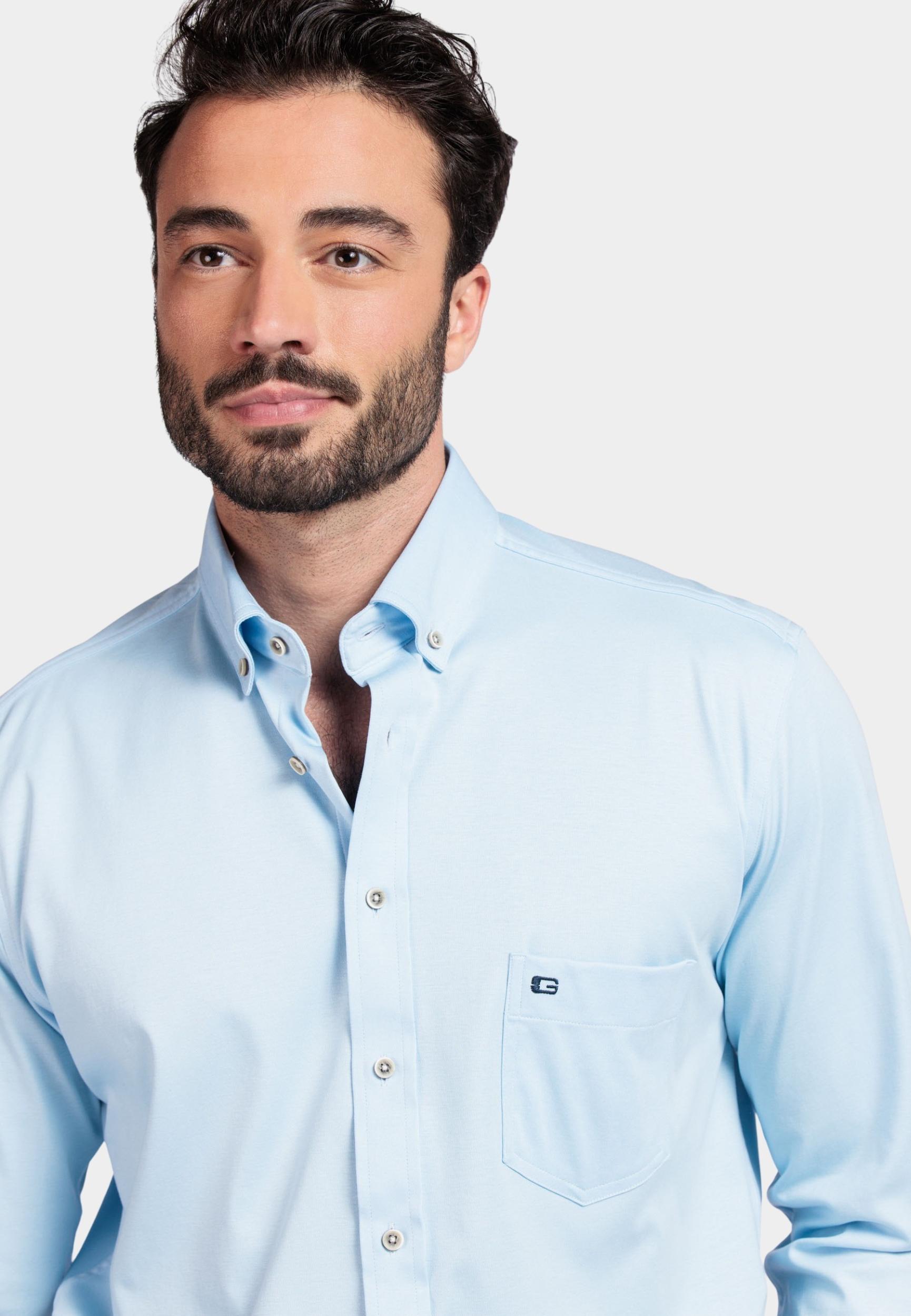 Giordano Casual hemd lange mouw Blauw Ivy long sleeve button down J NOS7078/61