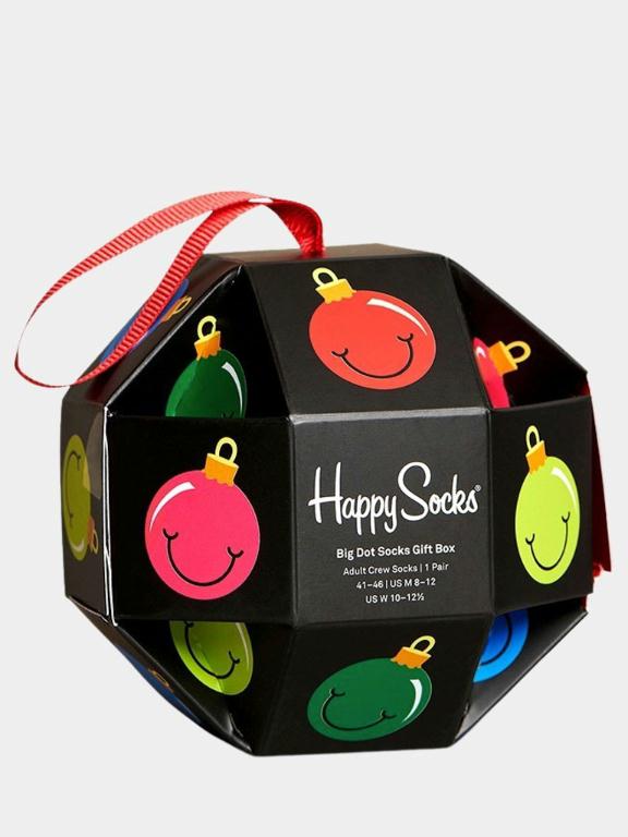 Happy Socks Cadeaubox Sokken Multi 1-Pack Bauble Gift Box XBAU01/9300