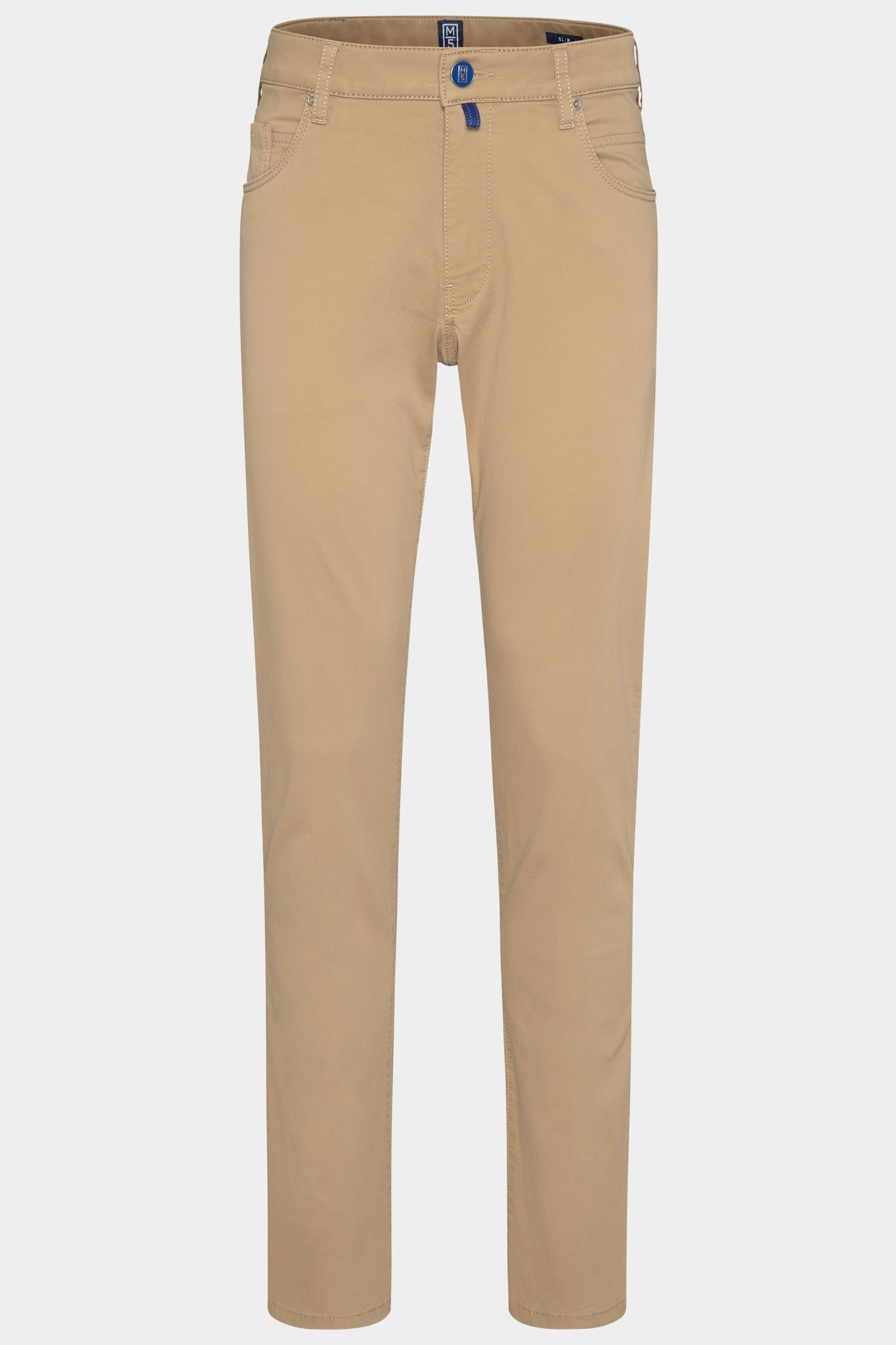 Meyer Katoenen Broek Bruin SLIM Art.9-6172 3619617200/43