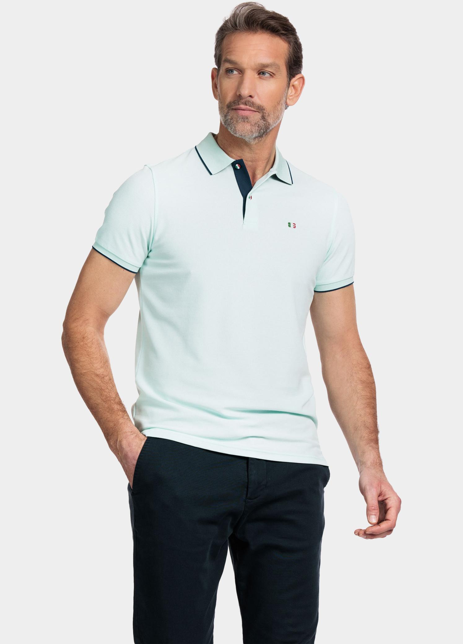 Giordano Polo heren Groen Nico Signature Polo SS Pique 416587/71