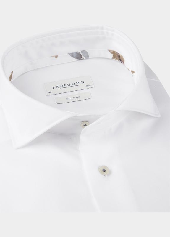 Profuomo Business hemd lange mouw Wit  PPXH10049/A
