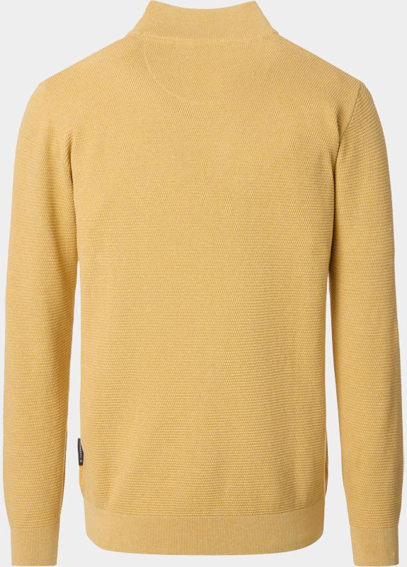 Casamoda Half Zip Geel Stricktroyer SNOS 454479000/554