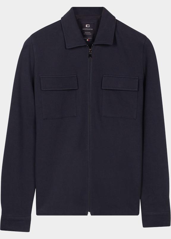 Giordano Overshirt Blauw Carissio Full  Zip Overshirt 612801/60