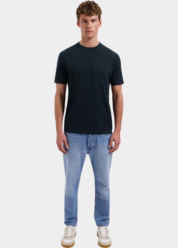 Dstrezzed T-shirt korte mouw Blauw Crew s/s Cotton Knit 420024/649