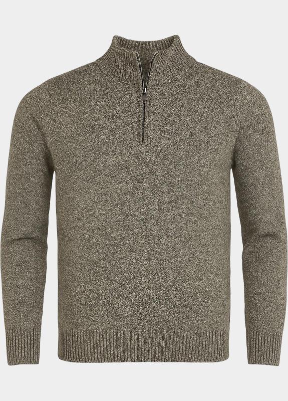 Innocente Half Zip Bruin  1111/45744 Taupe