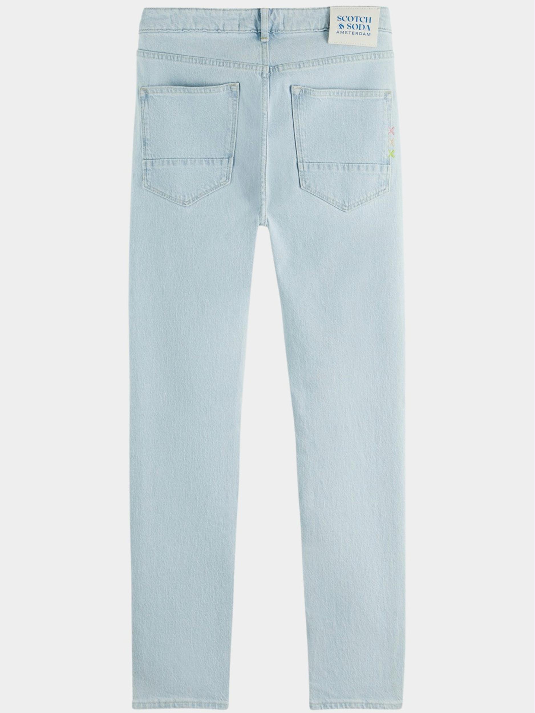 Scotch & Soda 5-Pocket Jeans Blauw Skim super slim jeans - Sky sp 164821/4373