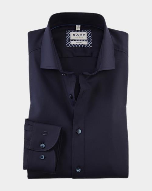 Olymp Business hemd lange mouw Blauw 0730/64 Hemden 073064/14