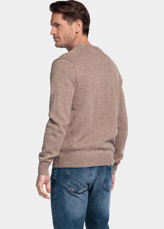 Baileys Pullover Bruin V-Neck Pullover  10gg, single 520091/865