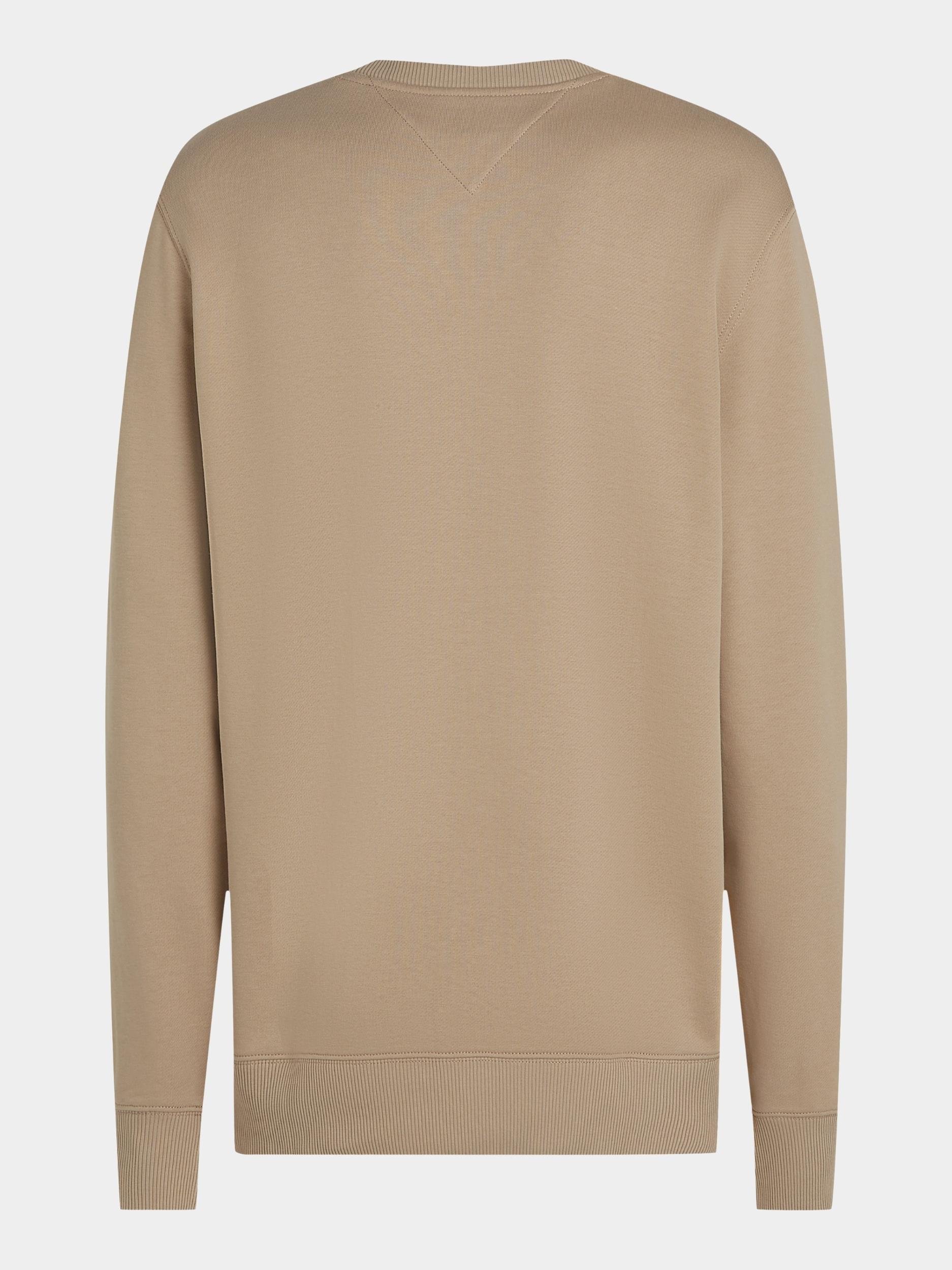 Tommy Hilfiger Pullover Beige Essential Terry Crewneck MW0MW37237/RBT