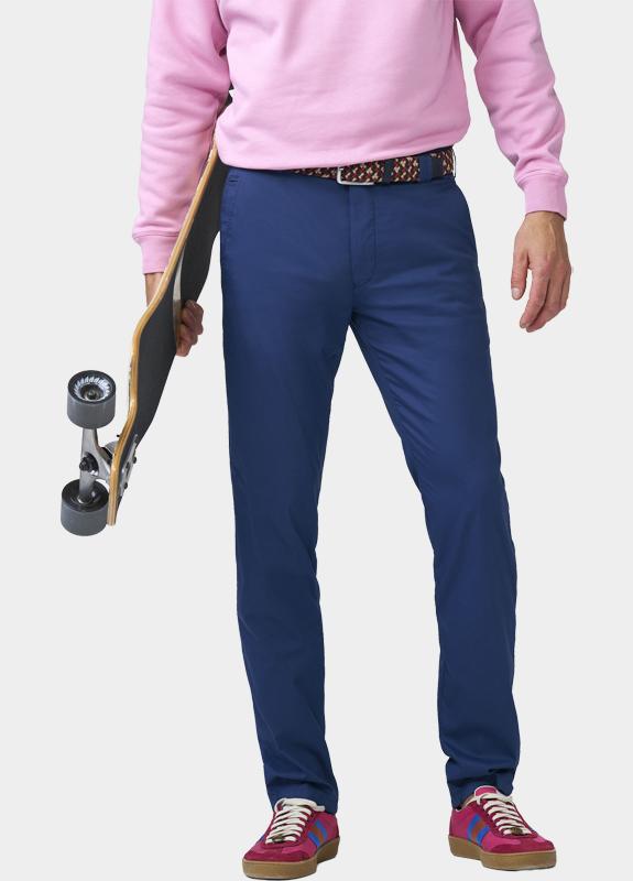 Meyer Chino Blauw BONN Art.1-8137 1021813700/17