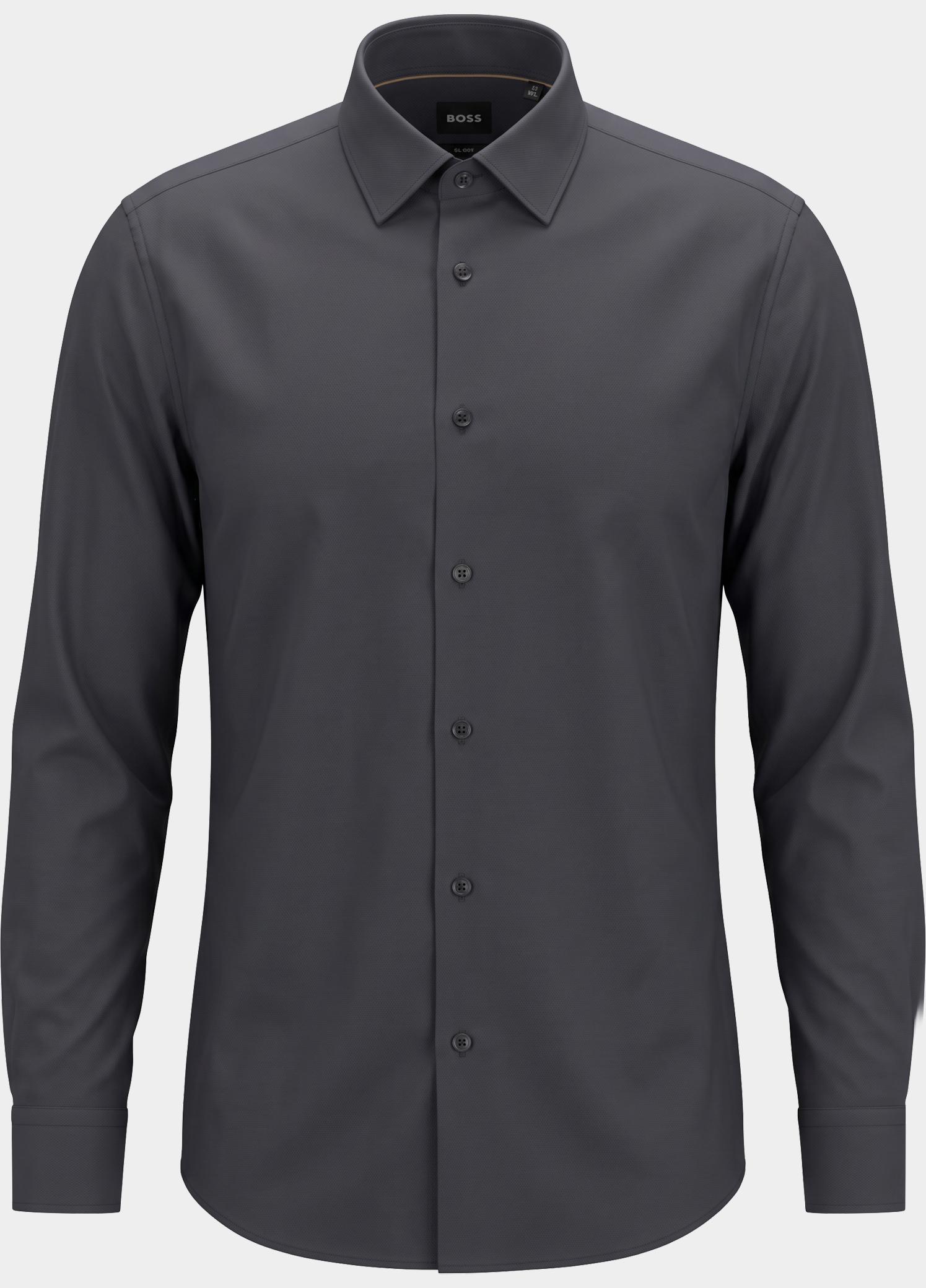 BOSS Black Zakelijk overhemd heren Zwart P-HANK-S-K-261 10248739 01 50555747/001