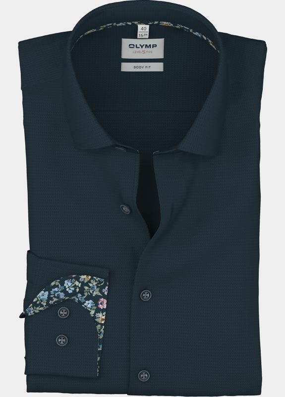 Olymp Zakelijk overhemd heren Blauw Level Five 215214/18