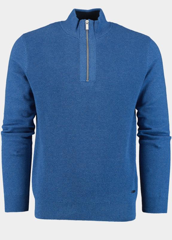 Scotland Blue Half Zip Blauw Harvey Half Zip SPE25305HA28SB/268 jeans blue
