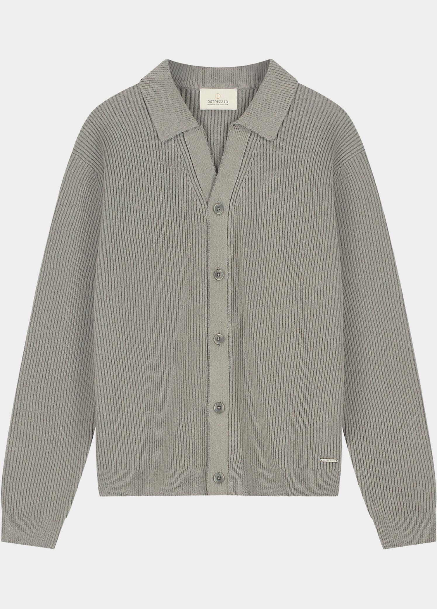 Dstrezzed Vest heren Grijs Axel Cardigan 406052/820