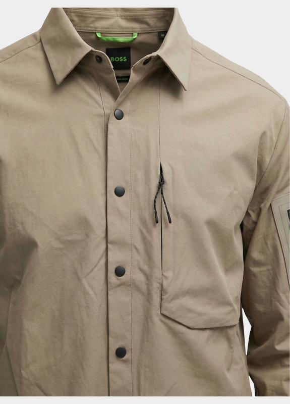 BOSS Green Casual hemd lange mouw Groen ST_Globe Hexa L 10261704 01 50559582/334