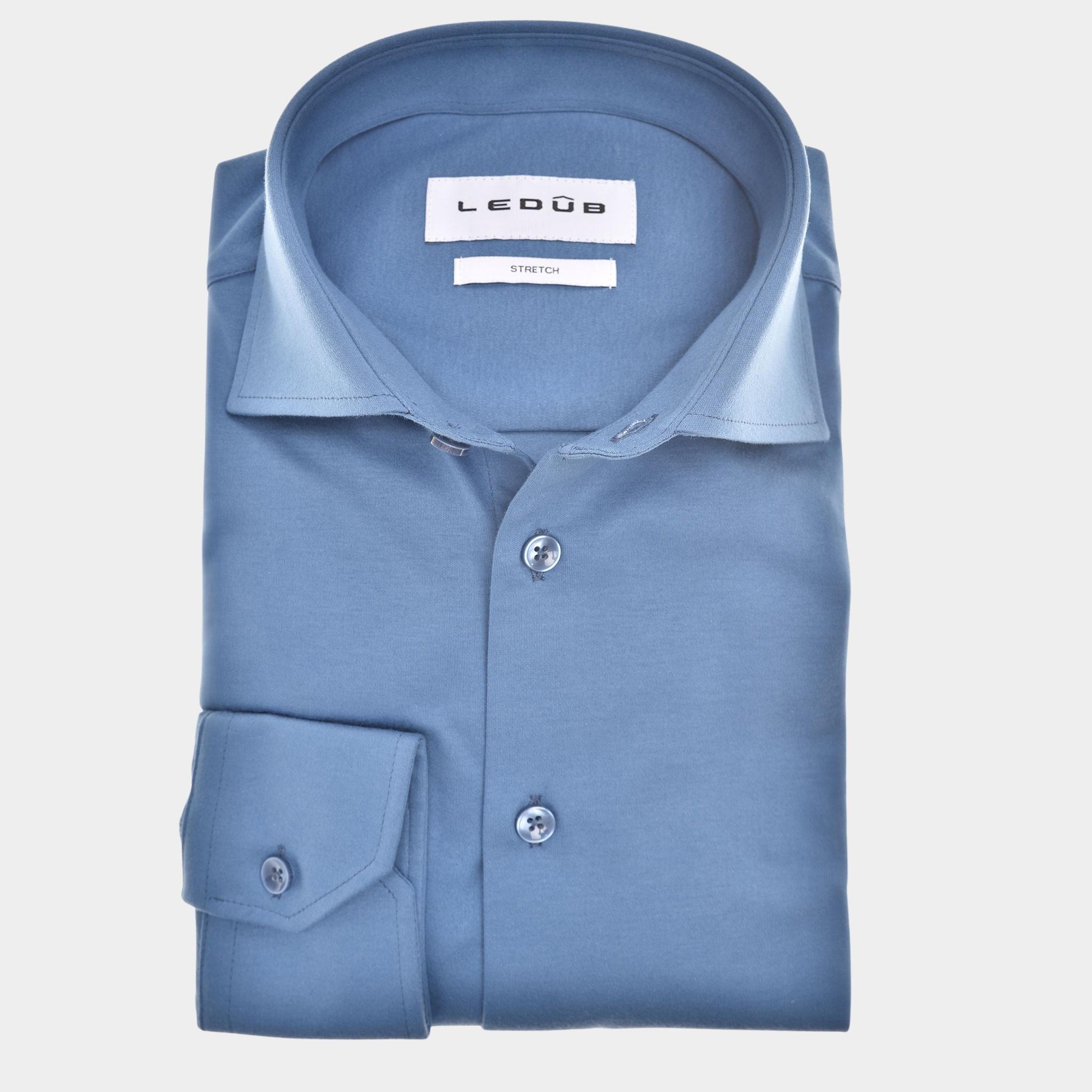 Ledub Business hemd lange mouw Grijs  0143000/155-000-000