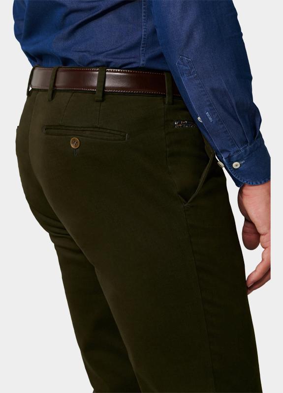 Meyer Katoenen Broek Groen BONN Art.2-8597 1022859700/29